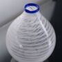 Handmade Merletto Bianco Hand Blown Glass Vase, thumbnail 2 of 5