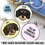 Wire Haired Dachshund ID Tag, thumbnail 1 of 5