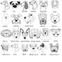 Silent Silicone Engraved Dog Name Tag Cartoon Personalised, thumbnail 5 of 12