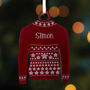 Personalised Jumper Christmas Decoration, thumbnail 3 of 3