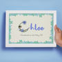 Personalised 'Fairy Initial' Children's Print, thumbnail 3 of 5