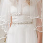 Floral Crystal Wedding Belt, thumbnail 1 of 9
