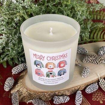 Personalised Christmas Jumper Candle Home Gift, 2 of 10