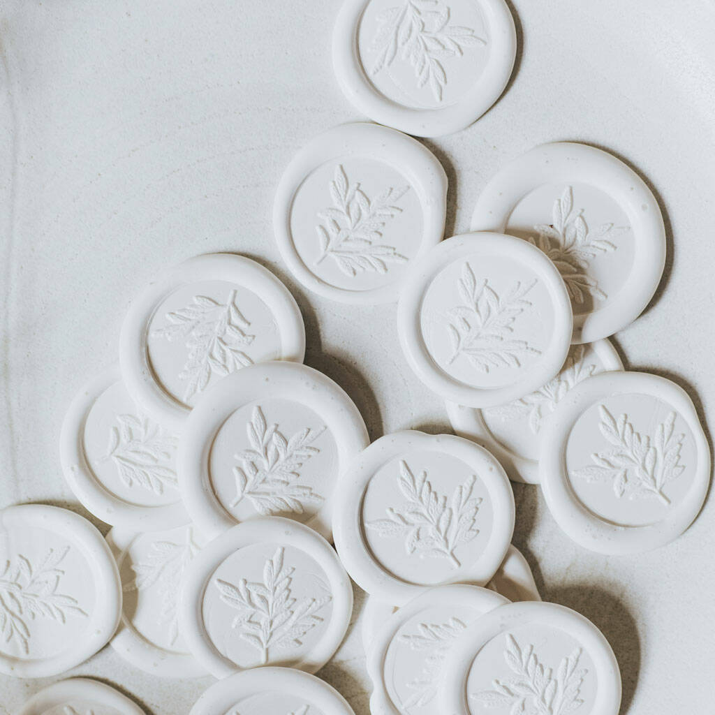 White Wax Seal By Lilac & White