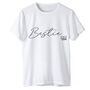 Bestie Personalised Organic Cotton T Shirt, thumbnail 2 of 6