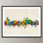 Athens Greece Skyline Cityscape Art Print, thumbnail 7 of 7