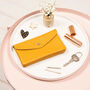 Mustard Leather Popper Purse, thumbnail 2 of 3