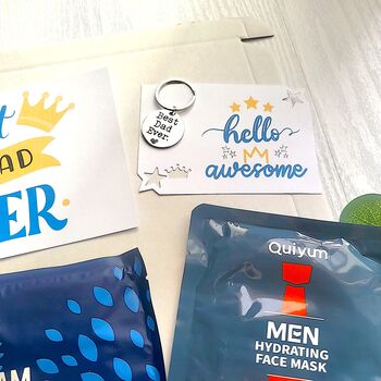 Father’s Day Gift Box Best Dad Ever Self Care Hamper, 2 of 12