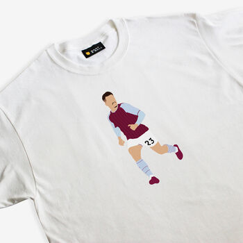 Philippe Coutinho Aston Villa Football T Shirt, 4 of 4
