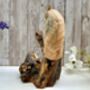 Wooden Owl Ornament Driftwood Sculpture Tawny Owl Gift, thumbnail 7 of 8