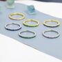 Emerald Green Half Eternity Ring, thumbnail 7 of 11