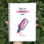 Personalised Highlighter Pen Spiral Notebook, thumbnail 1 of 4