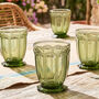 Set Of Four Vintage Embossed Tumblers, thumbnail 3 of 3