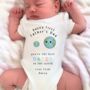 First Fathers Day Baby Grow World, thumbnail 1 of 3