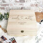 Engraved Valentines Couple Keepsake Box, thumbnail 1 of 3