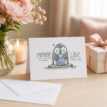 Penguin Hug Mother’s Day Card, 5 of 7