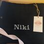 Personalised Black 100% Cashmere Button Poncho Gift, thumbnail 3 of 8