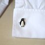 Silver Penguin Cufflinks Gift 316 L Stainless Steel Elegant Playful Design, thumbnail 2 of 5