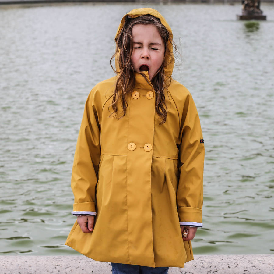 Girl's Yellow Raincoat, 1 of 6
