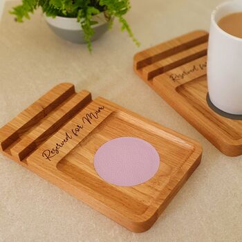 Personalised Sofa Coaster Phone Stand, 7 of 11