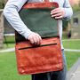 Special Leather Messenger Bag, thumbnail 3 of 4