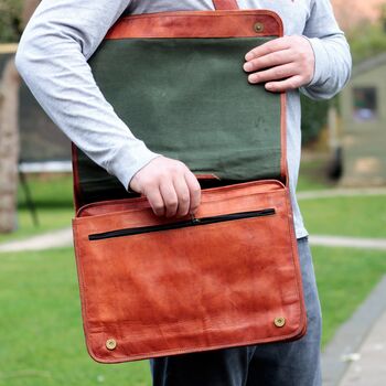 Special Leather Messenger Bag, 3 of 4
