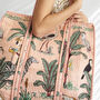 Jungle Print Large Quilted Cotton Tote Bag In Peach, thumbnail 7 of 7