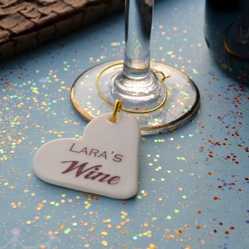 Personalised Wine Glass Charm, 3 of 6