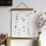 Wild Flowers Canvas Wall Hanging, thumbnail 4 of 8