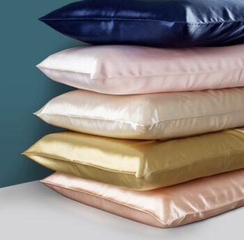 Mulberry Silk Navy Blue Pillowcase, 3 of 3