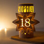 18th Birthday Lantern Star Centrepiece Personalised, thumbnail 1 of 11