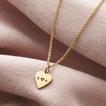 Personalised Heart Charm Necklace, 2 of 7
