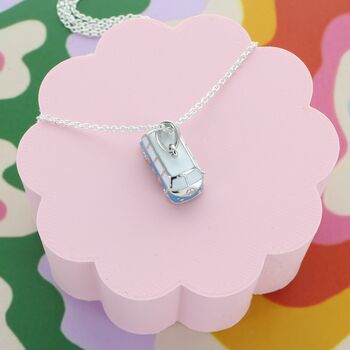 Cute Campervan Charm Necklace, 2 of 3