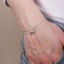 Personalised 3D Great Dane Silver Chain Bracelet, thumbnail 1 of 10