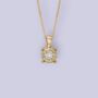 Genuine Diamond Necklace In 9ct Gold, thumbnail 1 of 12