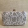 Light Pink Handcrafted Rectangular Clutch Bag, thumbnail 5 of 10