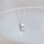 Sterling Silver Small Ingot Pendant, thumbnail 4 of 5