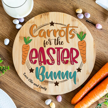 Personalised Carrots For The Easter Bunny Board, 2 of 3