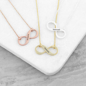 Personalised Infinity Twist Necklace, 2 of 10