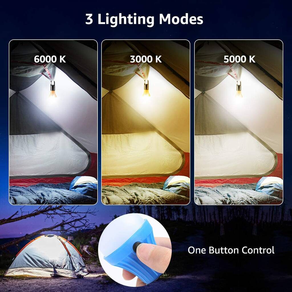 LED Light Bulb Camping Lights . Pack Of Two By Air Armor