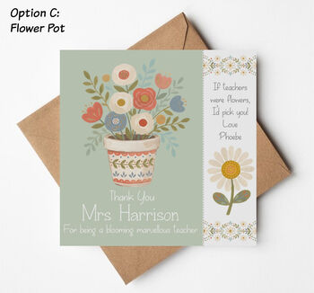 Thank You Teacher Bookmark Cards, 6 of 12