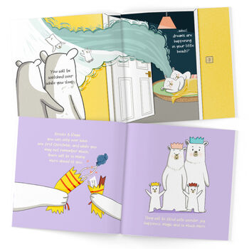 Personalised Twins First Christmas Children's Book, 10 of 11