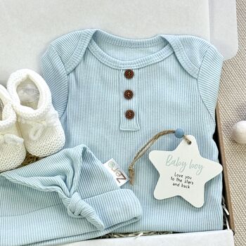 New Baby Boy Letterbox Gift Set, 3 of 6