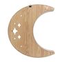 Wooden Crescent Moon Wall Shelf, thumbnail 2 of 3