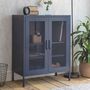 Metal Storage Cabinet In Ink Blue, thumbnail 1 of 4