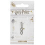 Harry Potter Lightning Bolt With Glasses Slider Charm Silver, thumbnail 2 of 2