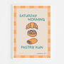 Saturday Morning Pastry Run Print, thumbnail 4 of 7