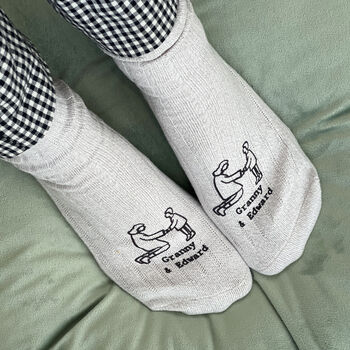 Mummy And Me Personalised Snug Socks, 3 of 4