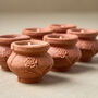 Handmade Terracotta Candles Box Of Six | Original Scent, thumbnail 1 of 9