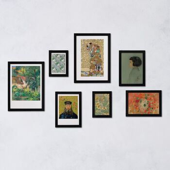 Gallery Wall Frame Set With Art Prints, 2 of 2